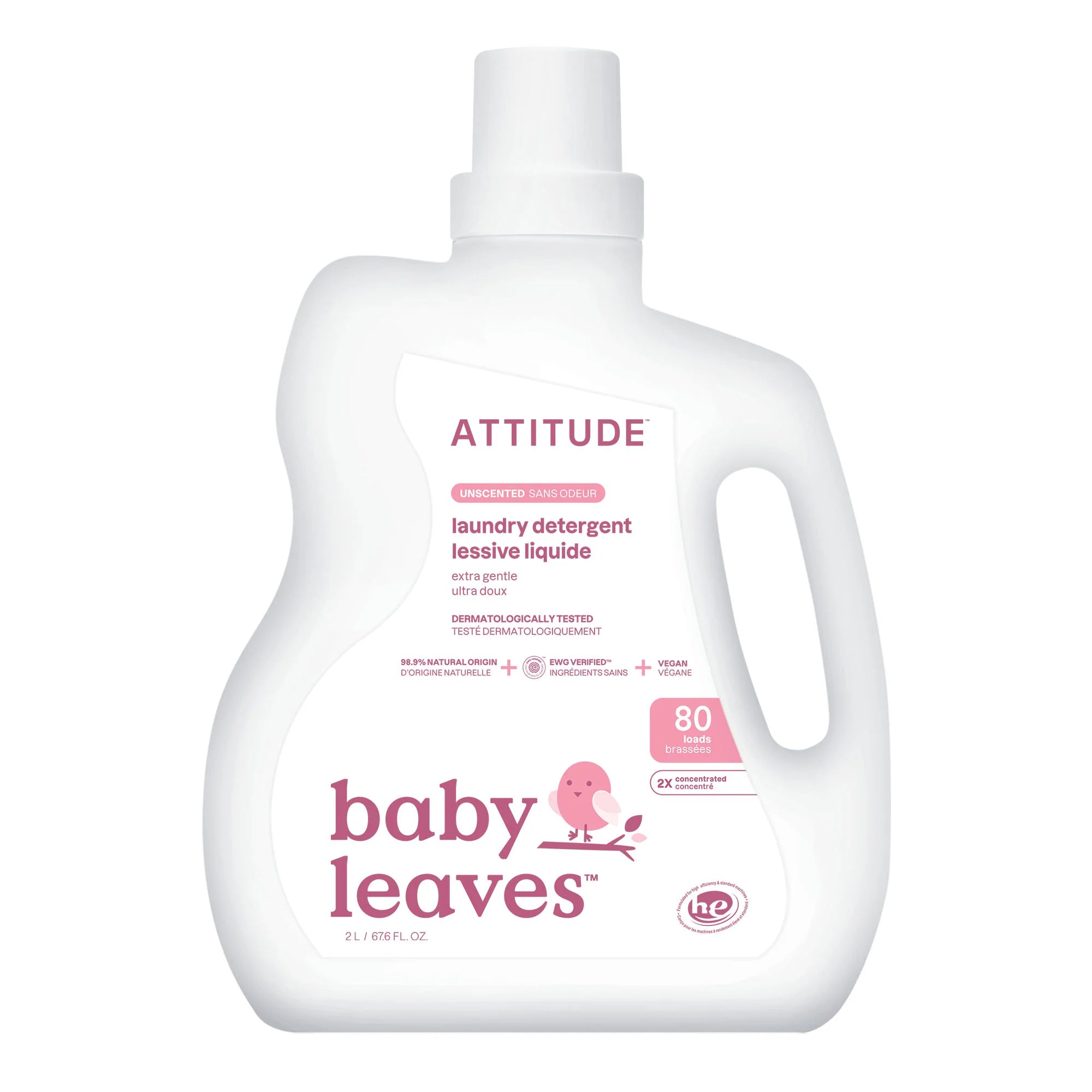 Attitude - Little Ones Laundry Detergent Fragrance Free 80 Loads
