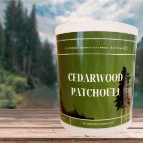 terra20 - Candle Cedarwood Patchouli