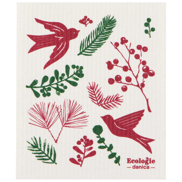 Ecologie - Winterberry Christmas Swedish Dishcloth