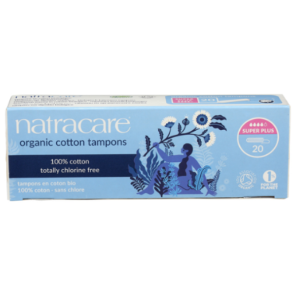 Natracare - Tampons Non Applicator Style Super Plus 20 pk
