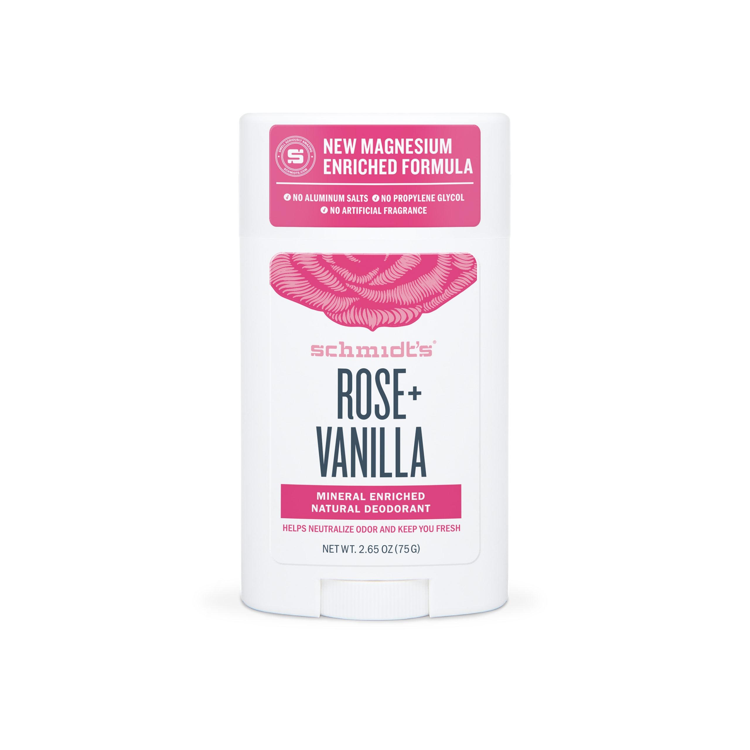 Schmidt's - Deodorant Stick Rose + Vanilla 75g