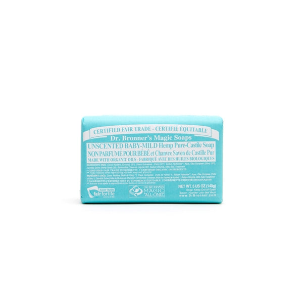 Dr. Bronners - Castile Bar Soap Baby Mild Unscented