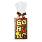 Van Ham - Decorated Milk Chocolate Bar in Cello Ho Ho Ho