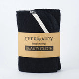 Cheeks Ahoy - Beauty Cleansing Cloth Hemp Cotton Blend Black