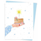Hobeika Art - Plant Me Card Birthday Cake