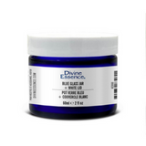 Divine Essence - Refillable Glass Jar Blue/White 60ml