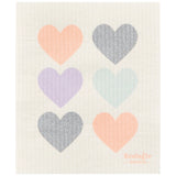 Ecologie - Swedish Dishcloth Pastel Hearts
