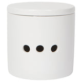 Now Designs - Garlic Keeper Matte White