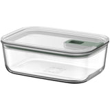 Mepal - EasyClip 2.0 Rectangular Glass Box 1000ml Nordic Jade