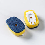 OXO - Good Grips Soap Dispensing Scrub Refill Set of 2 Blue/Yellow
