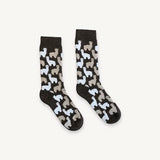 Pokoloko - Alpaca Socks Herd Print Chocolate S/M