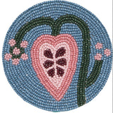 Danica Studio - SINGLE Beaded Pome Coaster Pink Apple