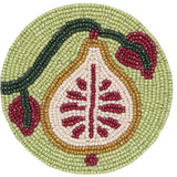 Danica Studio - SINGLE Beaded Pome Coaster Golden Pear