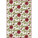 Danica Studio - Block Print Dishtowel Rose Briar