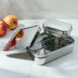 Dalcini - Stainless Steel Lunchbox & Little Snacker Set