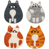 Danica Jubilee - Felt Coasters Set of 4 Assorted Cat Club