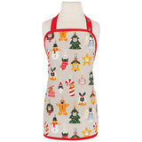 Danica Jubilee - Kid's Apron Bauble Cats Christmas