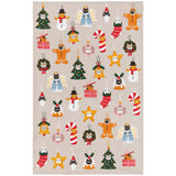 Danica Jubilee - Printed Tea Towel Bauble Cats Christmas