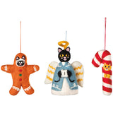 Danica Jubilee - Felt Ornaments Set of 3 Bauble Cats