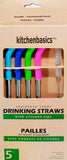 Kitchen Basics - Stainless Steel Drinking Straws
