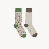Pokoloko - Mushroom Meadow Pima Socks 2 Pack S/M