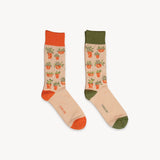 Pokoloko - 2 Pack Pima Socks Plant Life S/M