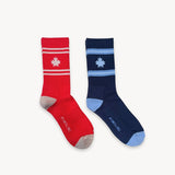 Pokoloko - 2 Pack Pima Socks Canadian Varsity S/M