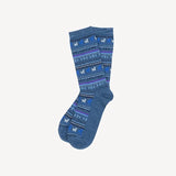 Pokoloko - Alpaca Socks Print Denim