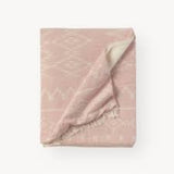 Pokoloko - Fleece Lined Throw Atlas Pastel Pink