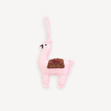 Pokoloko - Hand Embroidered Ornament Alpaca Friend Pink