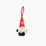 Pokoloko - Hand Embroidered Ornament Red Gnome