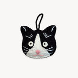 Pokoloko - Hand Embroidered Ornament Black Kitten