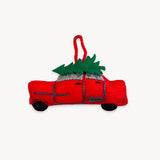 Pokoloko - Hand Embroidered Ornament Car with Tree
