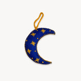 Pokoloko - Hand Embroidered Ornament Crescent Moon