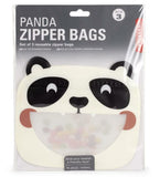 Kikkerland - Zipper Bag Panda Set of 3