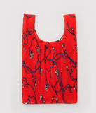 Baggu - Pleated Shopping bag Red Snapdragon