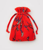 Baggu - Pleated Shopping bag Red Snapdragon