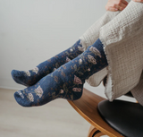 Pokoloko - Alpaca Socks Wild Rose Blue S/M