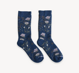 Pokoloko - Alpaca Socks Wild Rose Blue S/M