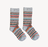 Pokoloko - Alpaca Socks Crew Multi Grey L/XL