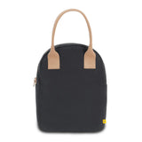 Fluf - Zipper Lunch Bag Soft Black