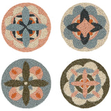 Danica Studio - Beaded Coasters Set/4 Disco