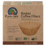 If You Care - Coffee Basket Filters Unbleached 8