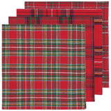 Now Designs - Christmas Plaid Woven Napkins Set of 4