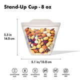 OXO - Silicone Reusable Stand-Up Cup 237mL Oat