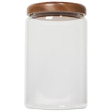 Danica Heirloom - Glass Jar with Acacia Wood Lid 32 oz