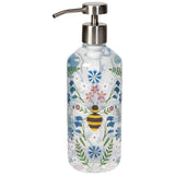 Now Designs - Glass Soap Pump Bee Garden