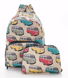 Eco Chic - Backpack Beige Camper Vans
