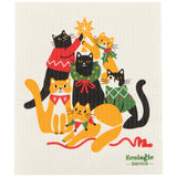 Ecologie - Swedish Dishcloth Kitty Carol Christmas