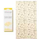 Abeego - Large Rectangle Beeswax Food Wrap Single Pack